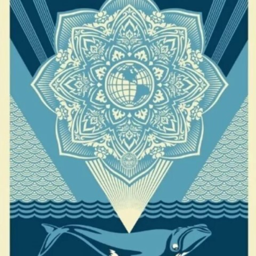 SHEPARD FAIREY - Protect The Blue Planet, 2022