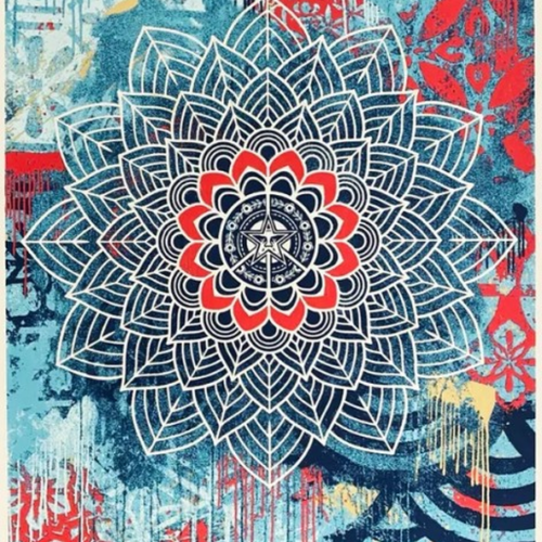 SHEPARD FAIREY - Chaos Mandala 2, 2025