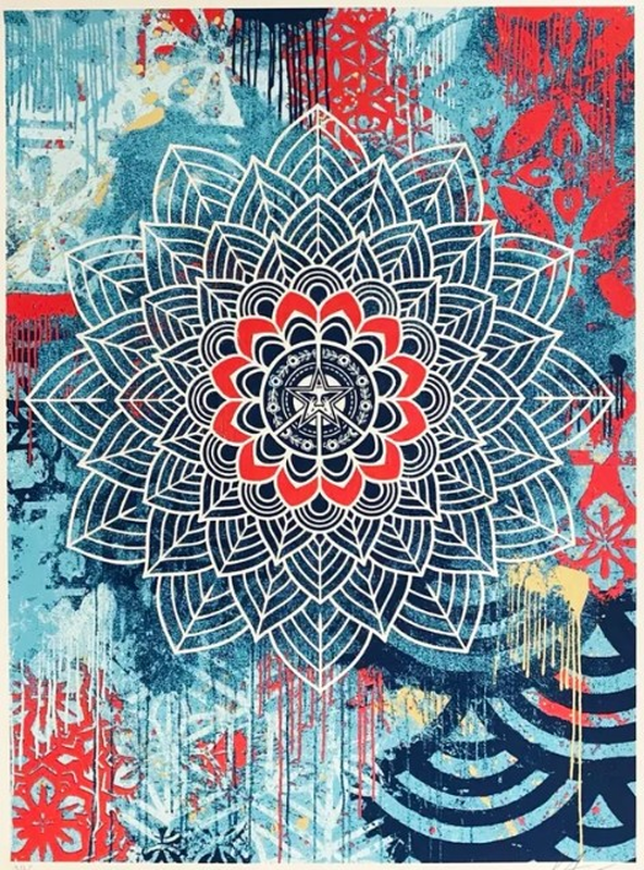 SHEPARD FAIREY - Chaos Mandala 2, 2025